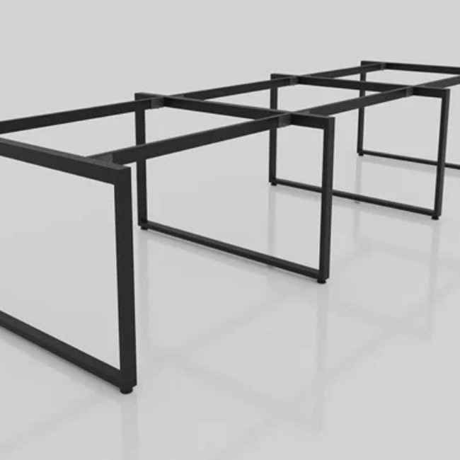 Chân bàn sắt tam giác hệ Rectangle cụm 6 chỗ ngồi: SG - T03 - $hienthicat